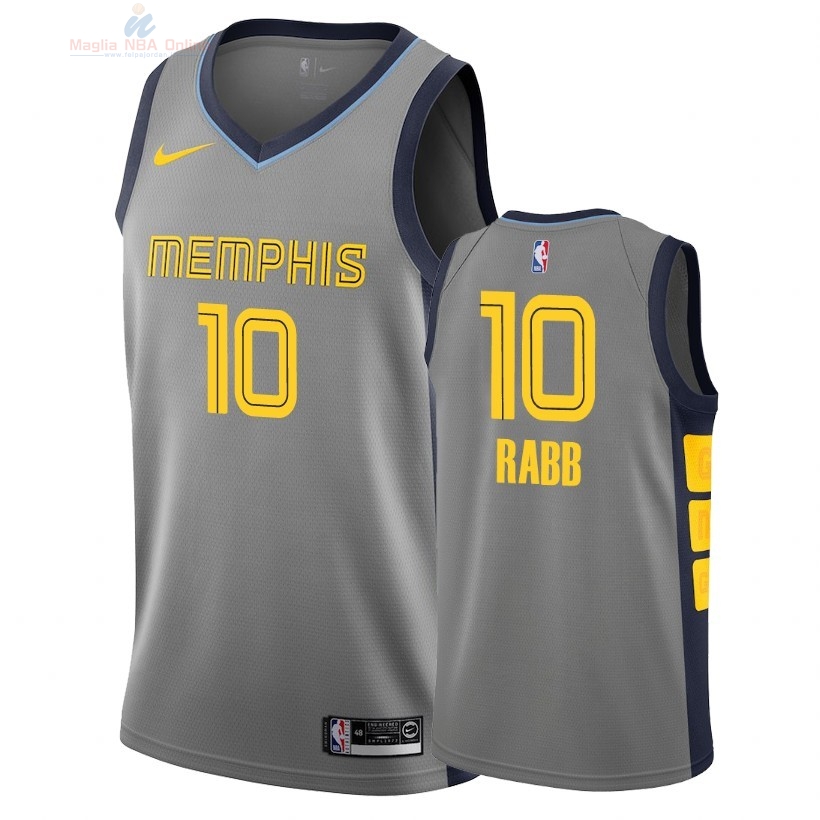 Acquista Maglia NBA Nike Memphis Grizzlies #10 Ivan Rabb Nike Grigio Città 2018-19