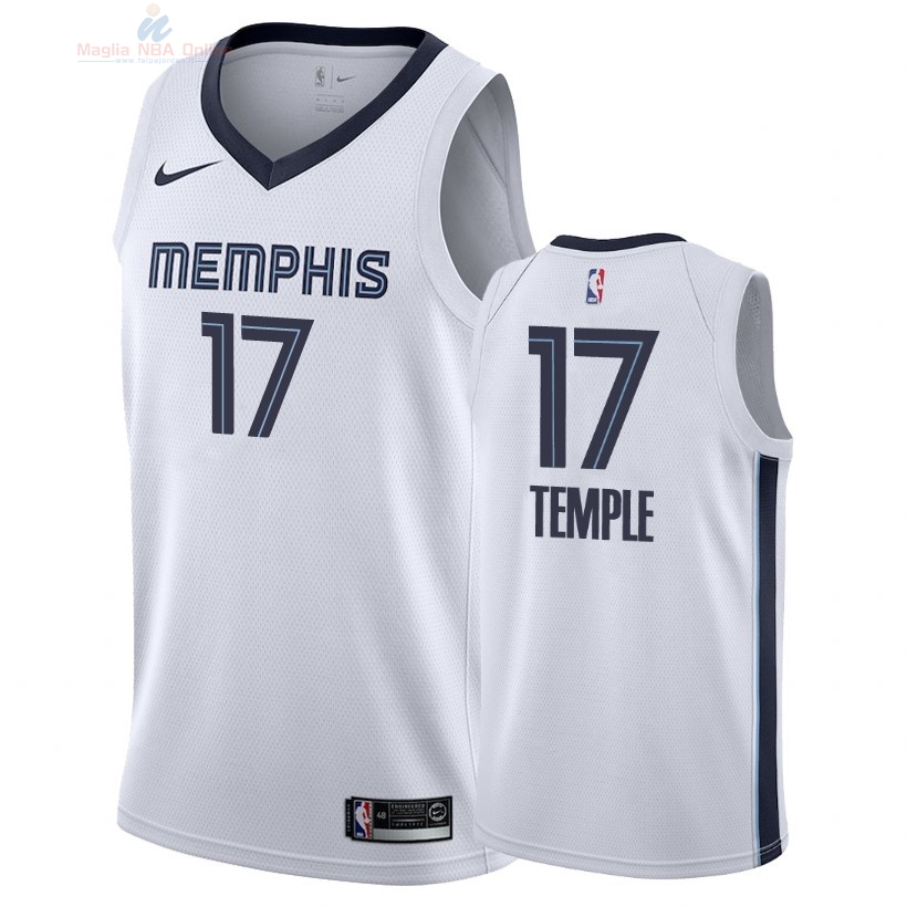 Acquista Maglia NBA Nike Memphis Grizzlies #17 Garrett Temple Bianco Association 2018-19