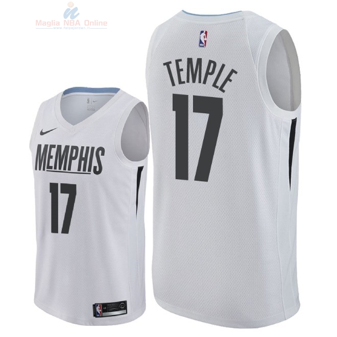 Acquista Maglia NBA Nike Memphis Grizzlies #17 Garrett Temple Nike Bianco Città 2018