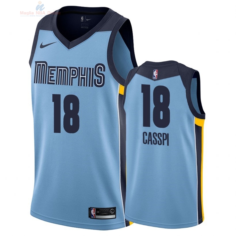 Acquista Maglia NBA Nike Memphis Grizzlies #18 Omri Casspi Blu Statement 2018