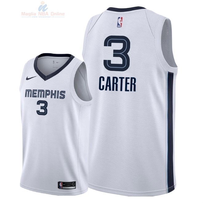 Acquista Maglia NBA Nike Memphis Grizzlies #3 Jevon Carter Bianco Association 2018-19