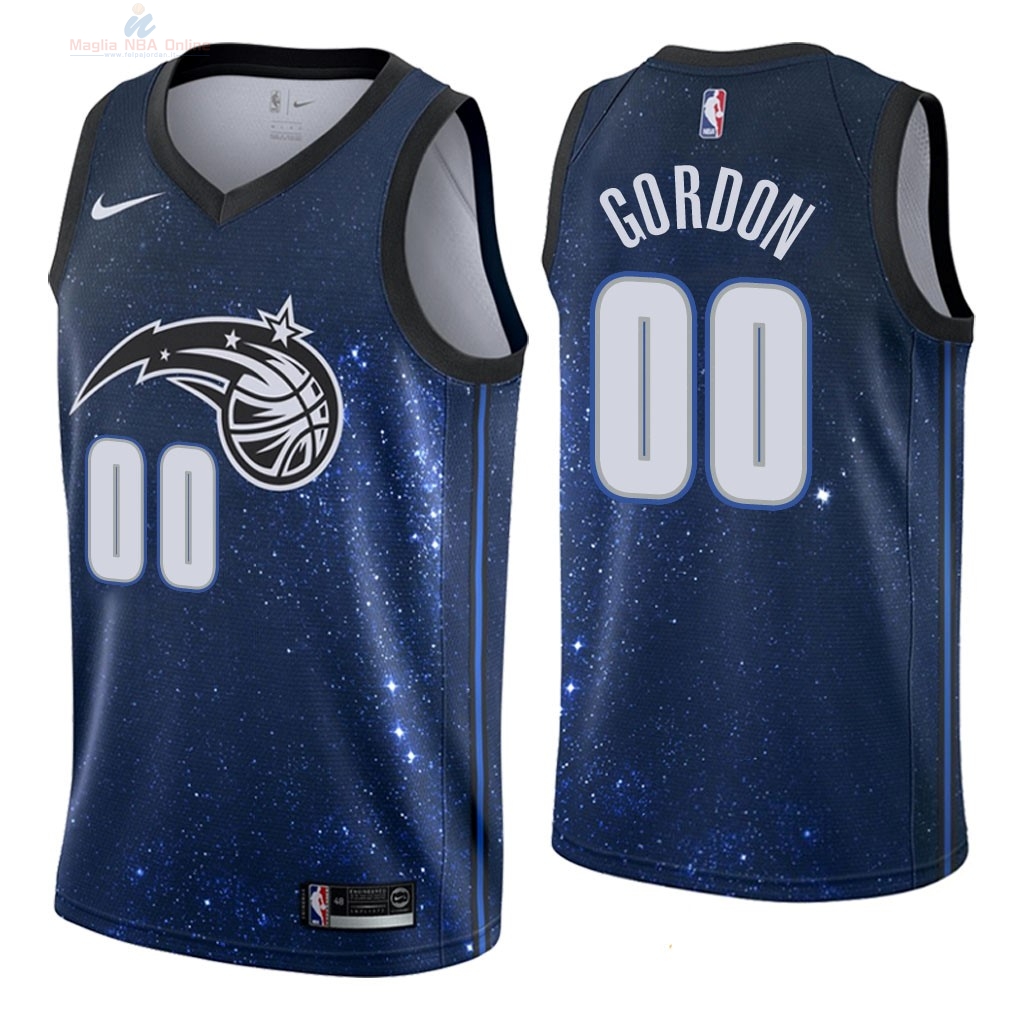 Acquista Maglia NBA Nike Orlando Magic #0 Aaron Gordon Nike Marino Città 2018