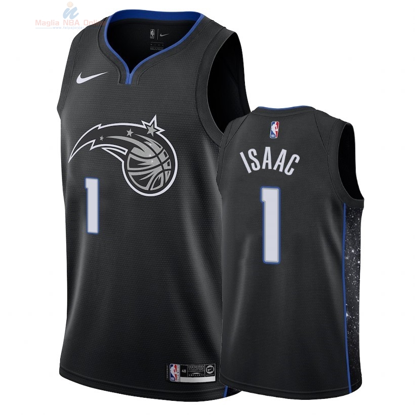 Acquista Maglia NBA Nike Orlando Magic #1 Jonathan Isaac Nike Nero Città 2018-19