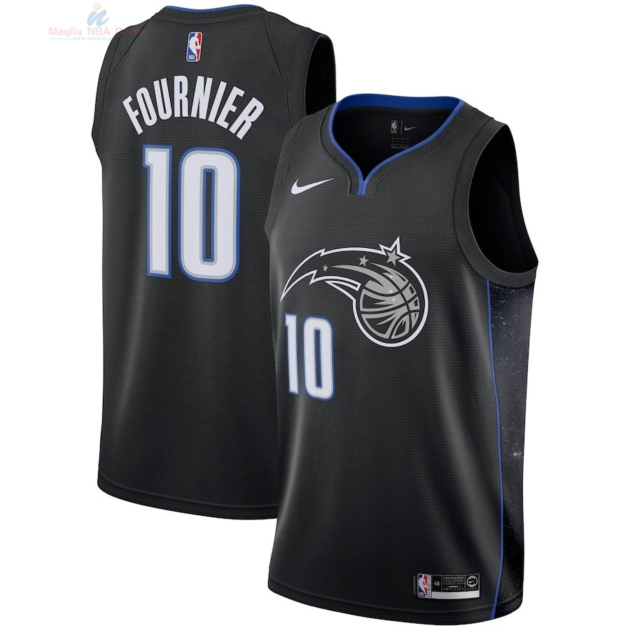 Acquista Maglia NBA Nike Orlando Magic #10 Evan Fournier Nike Nero Città 2018-19