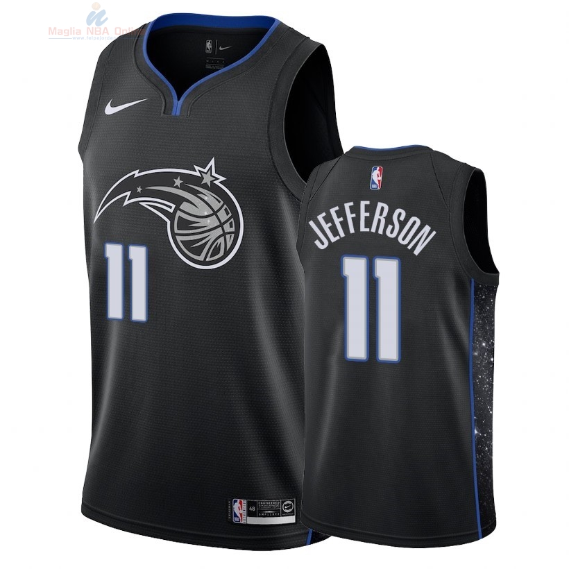 Acquista Maglia NBA Nike Orlando Magic #11 Amile Jefferson Nike Nero Città 2018-19