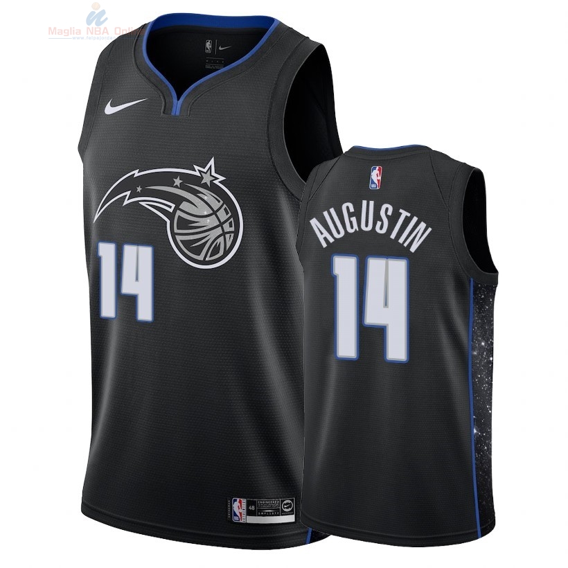 Acquista Maglia NBA Nike Orlando Magic #14 D.J. Augustin Nike Nero Città 2018-19