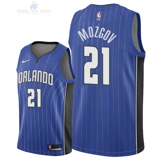 Acquista Maglia NBA Nike Orlando Magic #21 Timofey Mozgov Blu Icon 2018