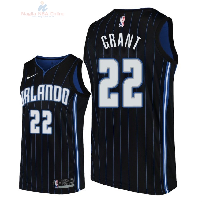 Acquista Maglia NBA Nike Orlando Magic #22 Jerian Grant Nero Statement 2018