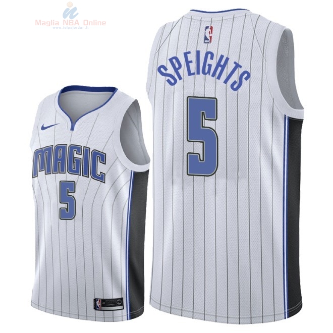 Acquista Maglia NBA Nike Orlando Magic #5 Marreese Speights Bianco Association 2018