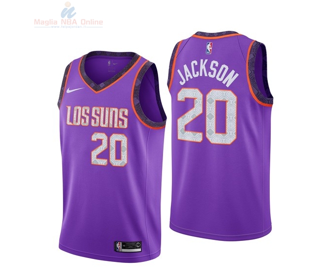 Acquista Maglia NBA Nike Phoenix Suns #20 Josh Jackson Nike Porpora Città 2018-19