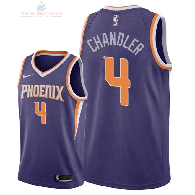 Acquista Maglia NBA Nike Phoenix Suns #4 Tyson Chandler Porpora Icon 2018