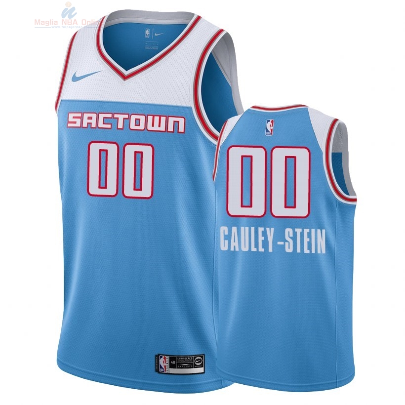 Acquista Maglia NBA Nike Sacramento Kings #0 Willie Cauley Stein Nike Blu Città 2018-19