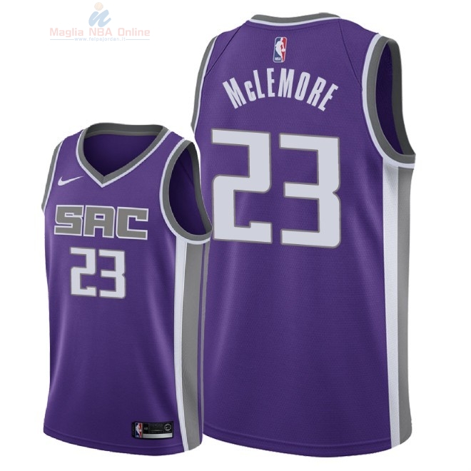 Acquista Maglia NBA Nike Sacramento Kings #23 Ben McLemore Porpora Icon 2018