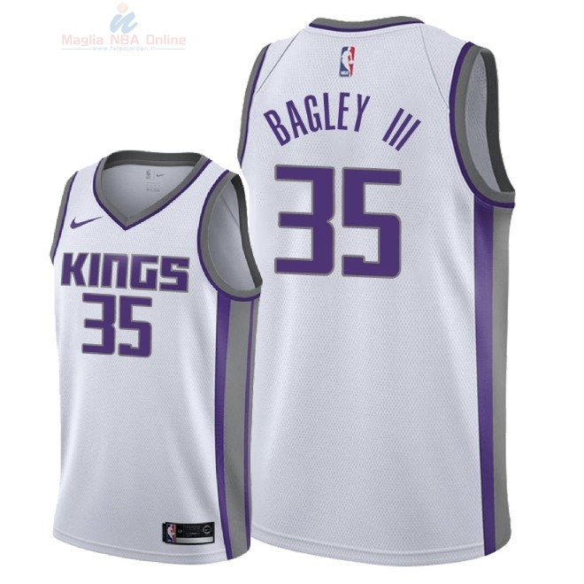 Acquista Maglia NBA Nike Sacramento Kings #35 Marvin Bagley III Bianco Association 2018