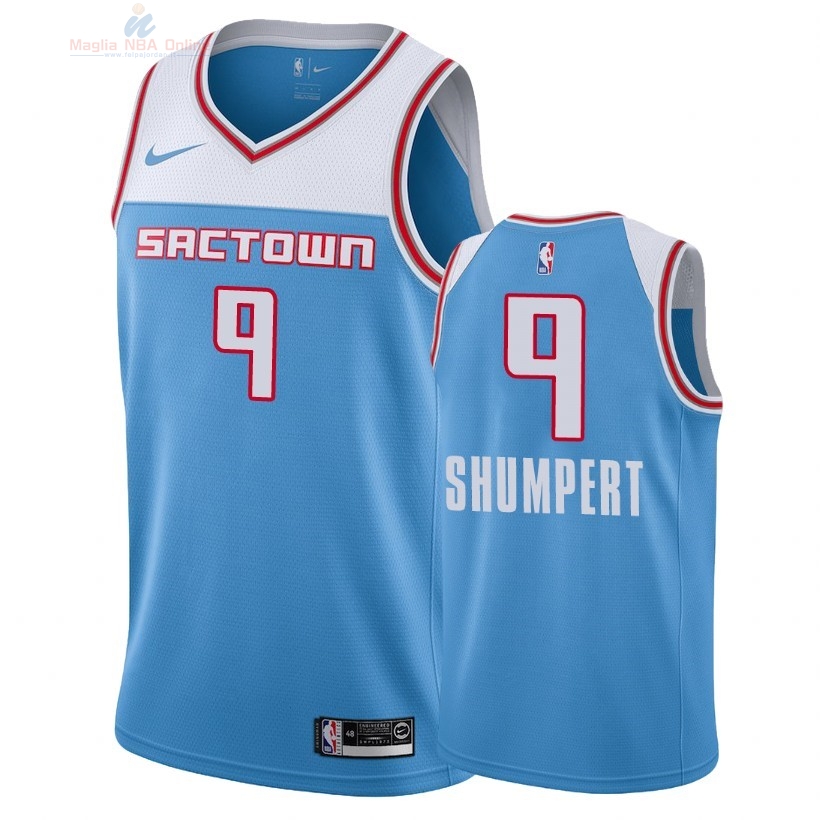 Acquista Maglia NBA Nike Sacramento Kings #9 Iman Shumpert Nike Blu Città 2018-19