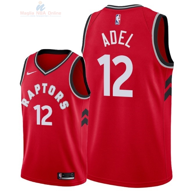 Acquista Maglia NBA Nike Toronto Raptors #12 Deng Adel Rosso Icon 2018