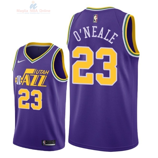 Acquista Maglia NBA Nike Utah Jazz #23 Royce O'Neale Retro Porpora 2018