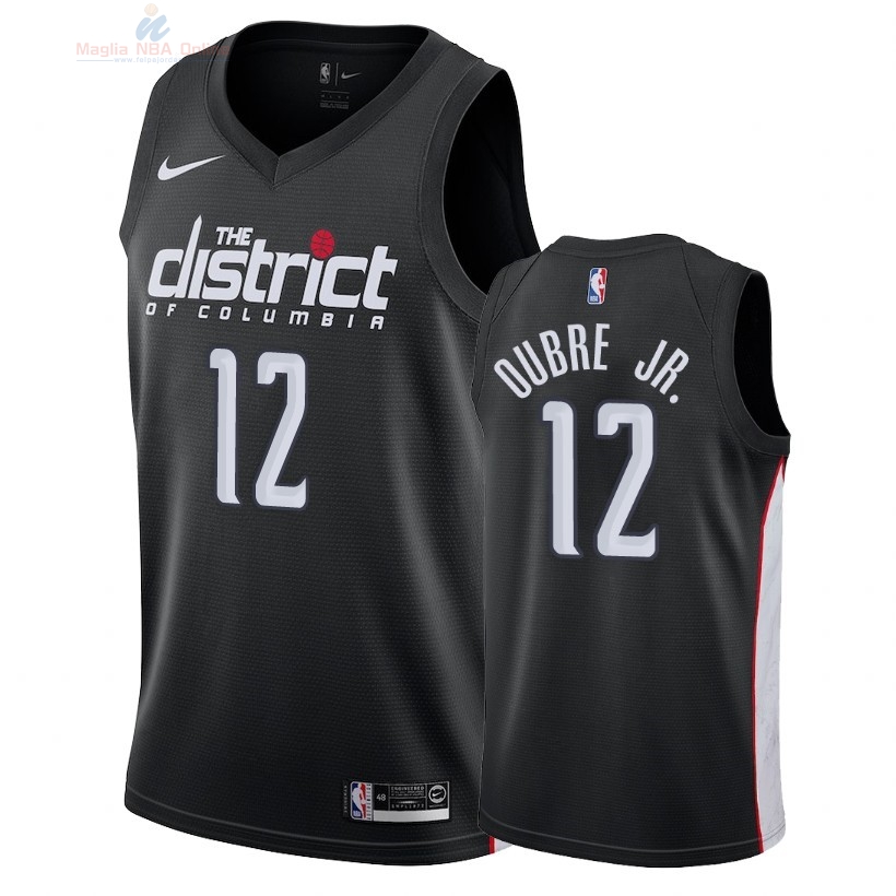 Acquista Maglia NBA Nike Washington Wizards #12 Kelly Oubre Jr Nike Nero Città 2018-19