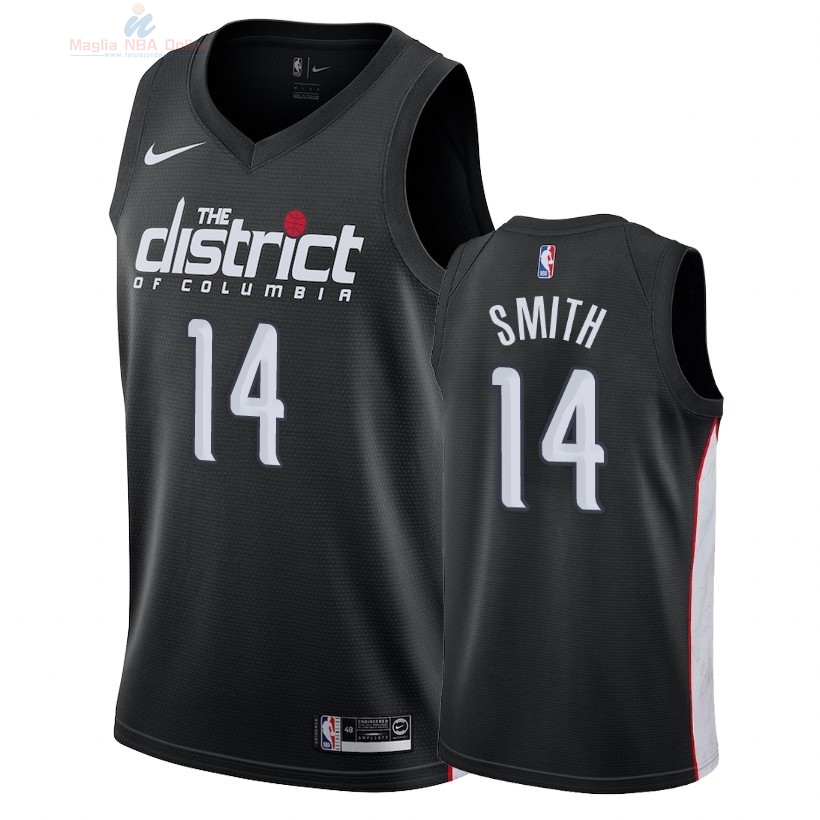 Acquista Maglia NBA Nike Washington Wizards #14 Jason Smith Nike Nero Città 2018-19