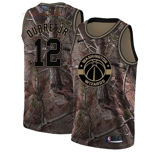 Acquista Maglia NBA Washington Wizards #12 Kelly Oubre Jr Camo Swingman Collezione Realtree 2018