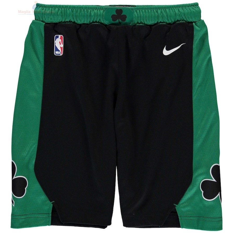 Acquista Pantaloni Basket Bambino Boston Celtics Nike Nero 2018