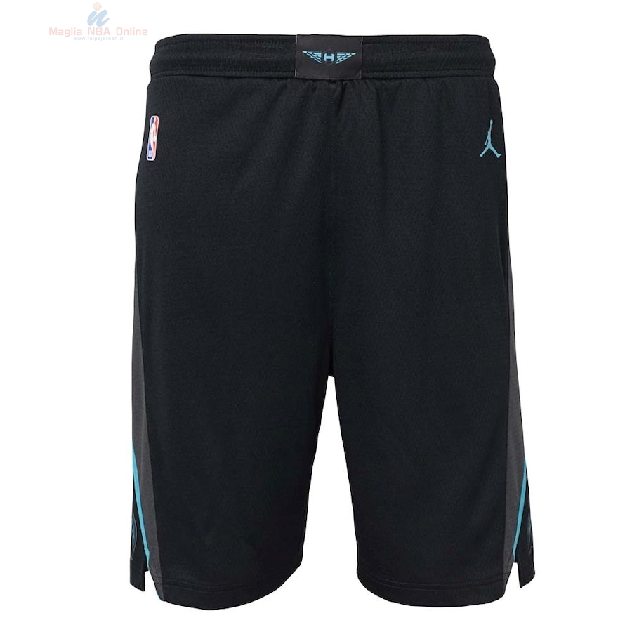 Acquista Pantaloni Basket Bambino Charlotte Hornets Nike Nero 2018-19