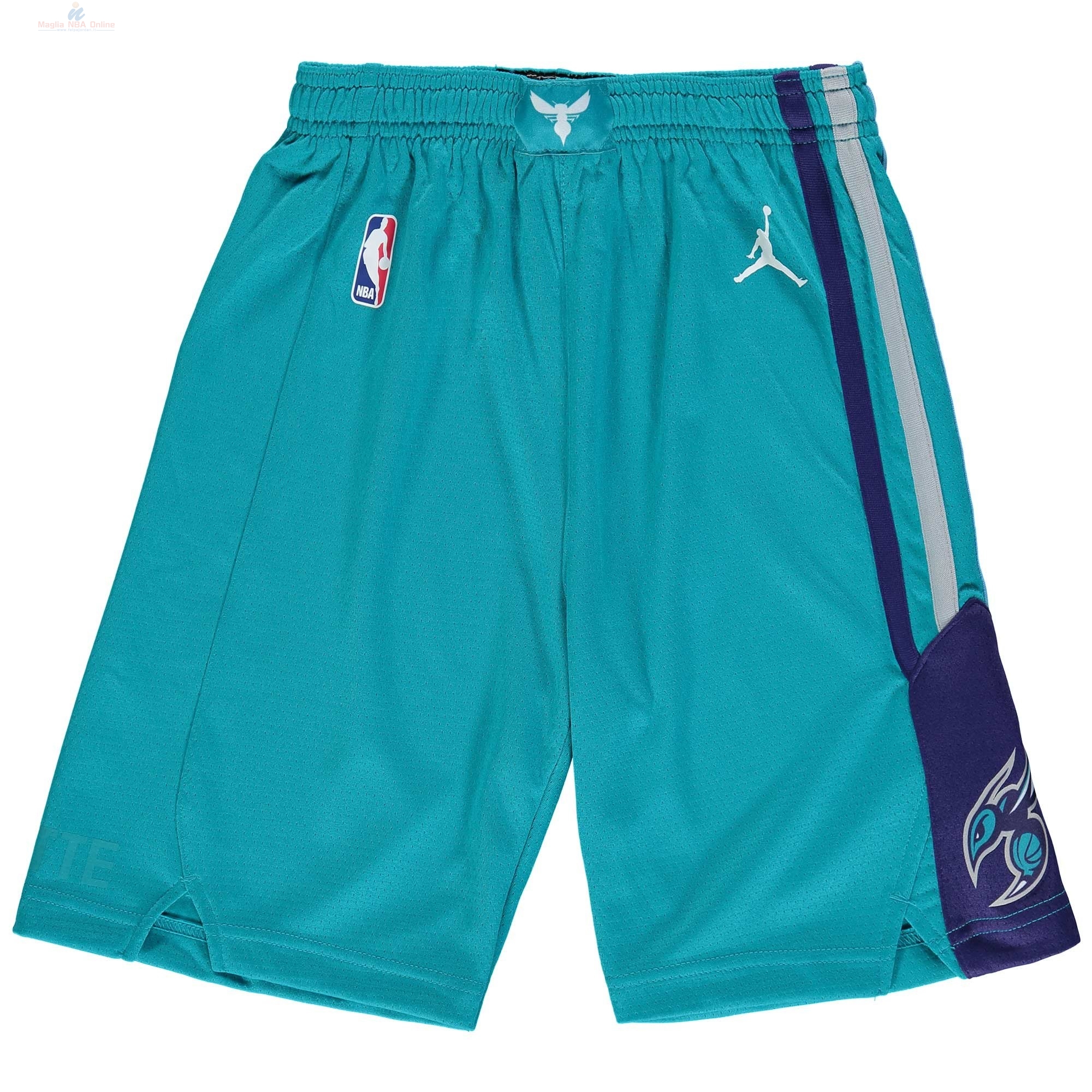 Acquista Pantaloni Basket Bambino Charlotte Hornets Nike Verde 2018