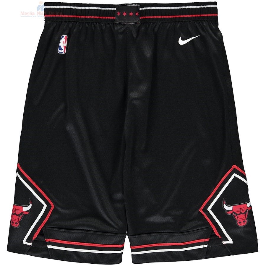 Acquista Pantaloni Basket Bambino Chicago Bulls Nike Nero Statement 2018