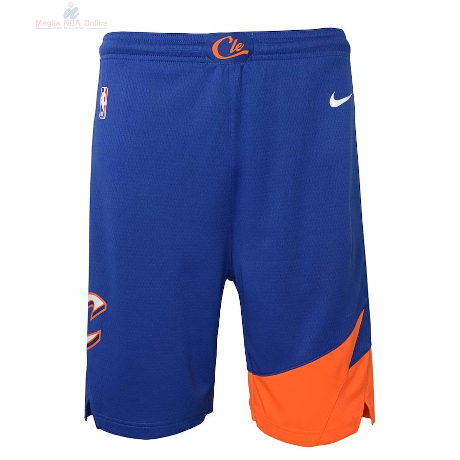 Acquista Pantaloni Basket Bambino Cleveland Cavaliers Nike Blu Città 2018-19