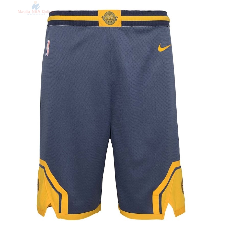 Acquista Pantaloni Basket Bambino Golden State Warriors Nike Marino Città 2018-19