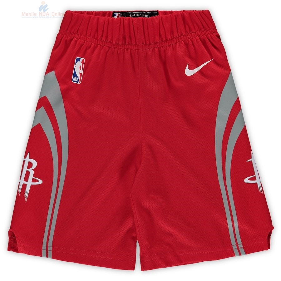 Acquista Pantaloni Basket Bambino Houston Rockets Nike Rosso 2018