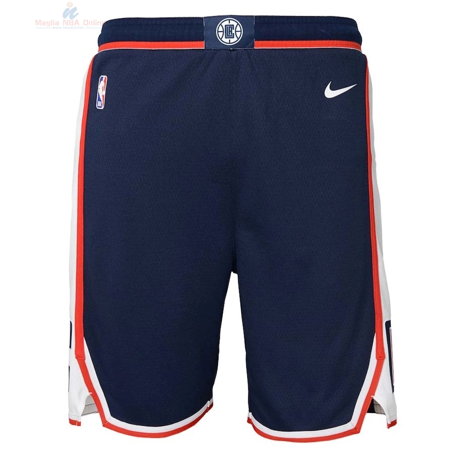 Acquista Pantaloni Basket Bambino L.A.Clippers Nike Marino Città 2018-19