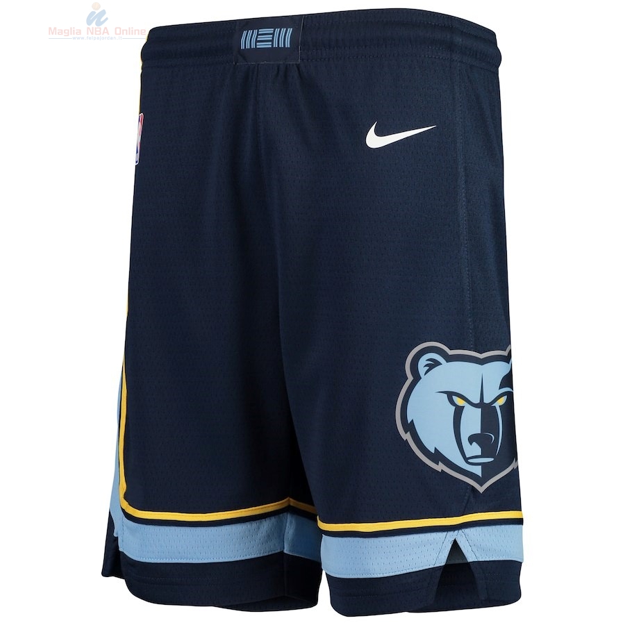 Acquista Pantaloni Basket Bambino Memphis Grizzlies Nike Marino Icon 2018-19