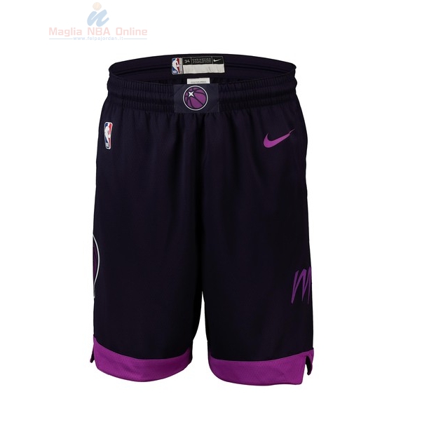 Acquista Pantaloni Basket Bambino Minnesota Timberwolves Nike Porpora Città 2018-19