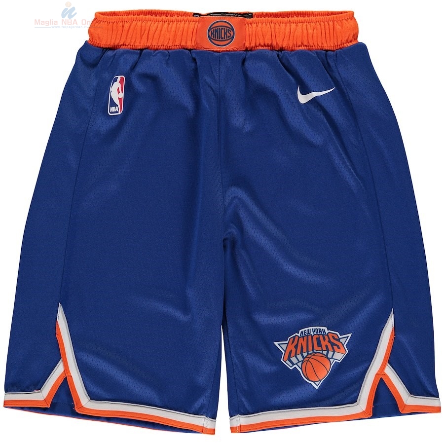Acquista Pantaloni Basket Bambino New York Knicks Nike Blu Icon 2018