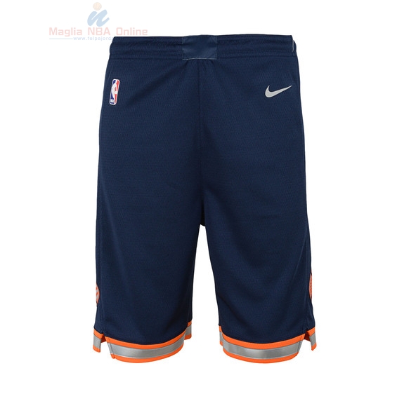 Acquista Pantaloni Basket Bambino New York Knicks Nike Marino Città 2018