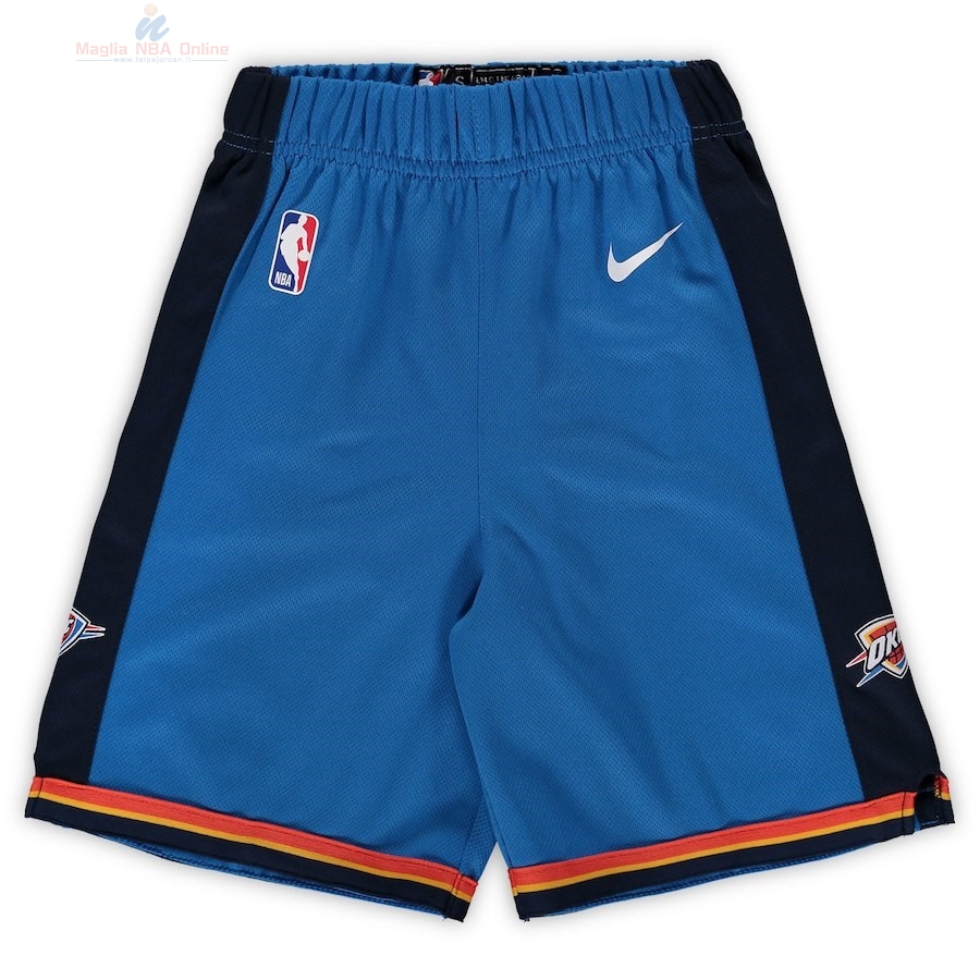 Acquista Pantaloni Basket Bambino Oklahoma City Thunder Nike Blu 2018