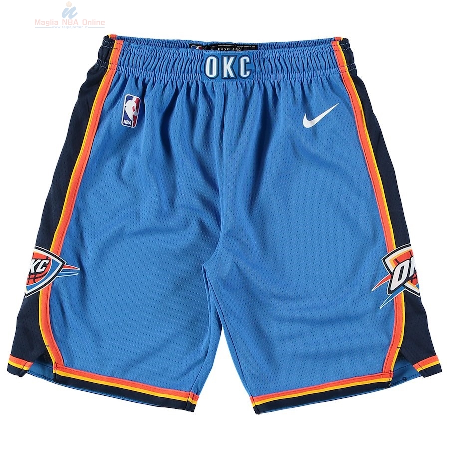 Acquista Pantaloni Basket Bambino Oklahoma City Thunder Nike Blu Icon 2018