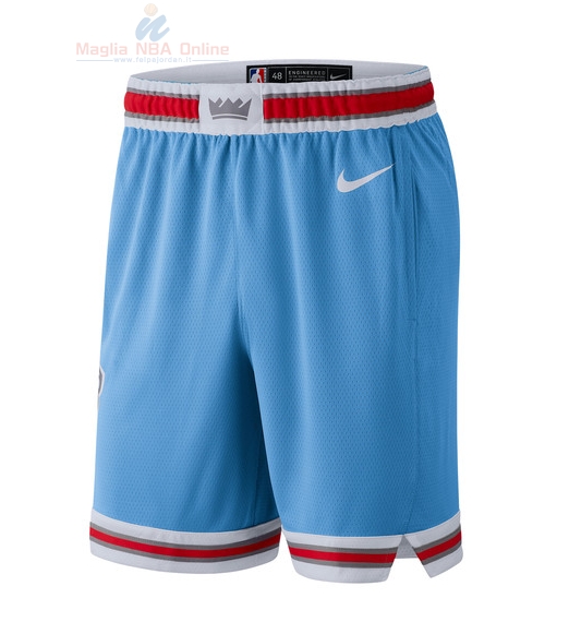 Acquista Pantaloni Basket Bambino Sacramento Kings Nike Blu Città 2018-19