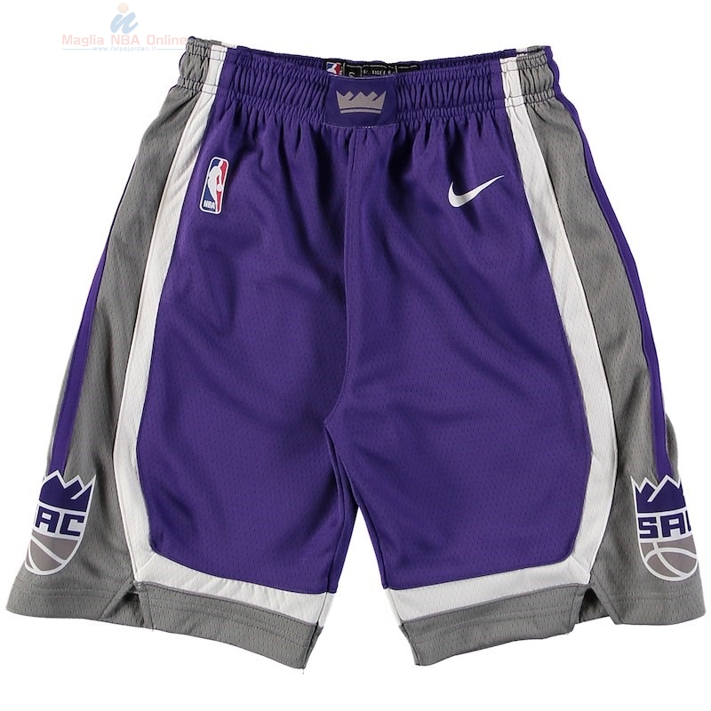 Acquista Pantaloni Basket Bambino Sacramento Kings Nike Porpora Icon 2018