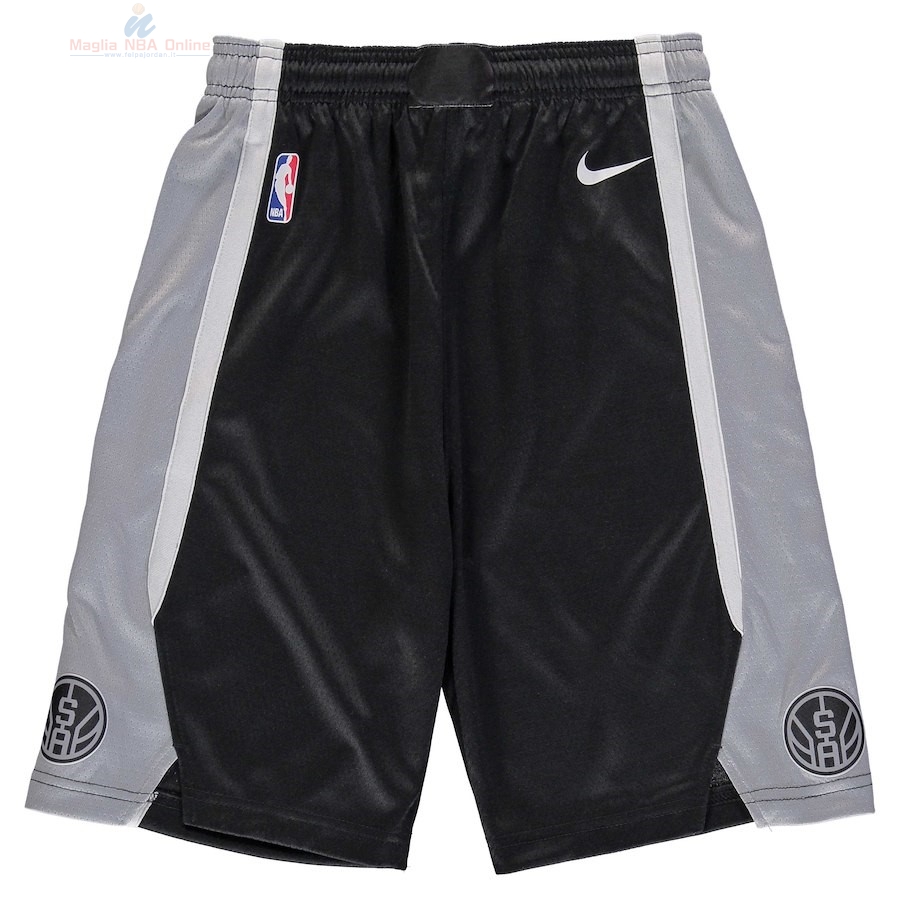 Acquista Pantaloni Basket Bambino San Antonio Spurs Nike Nero Icon 2018