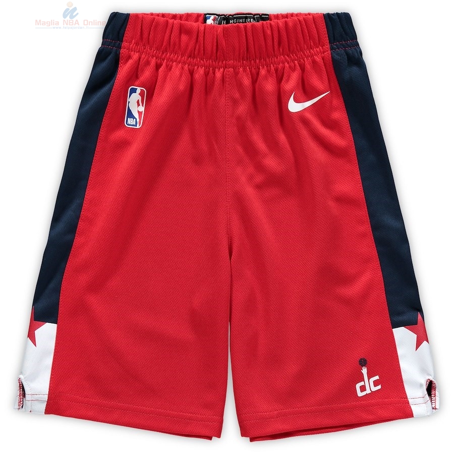 Acquista Pantaloni Basket Bambino Washington Wizards Nike Rosso 2018