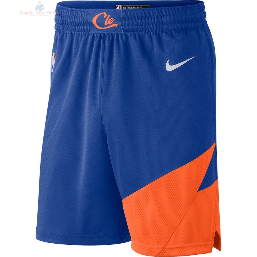 Acquista Pantaloni Basket Cleveland Cavaliers Nike Blu Città 2018-19