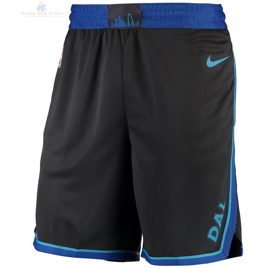 Acquista Pantaloni Basket Dallas Mavericks Nike Antracite Città 2018-19