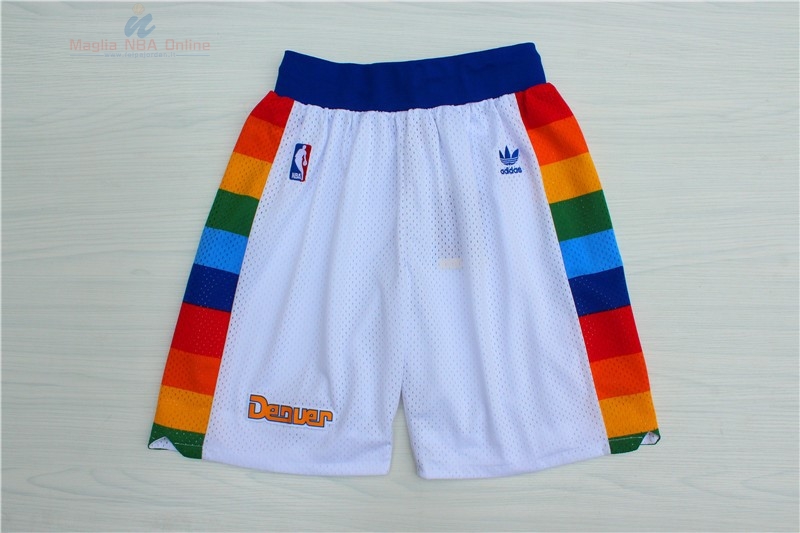 Acquista Pantaloni Basket Denver Nuggets Nike Bianco 2018