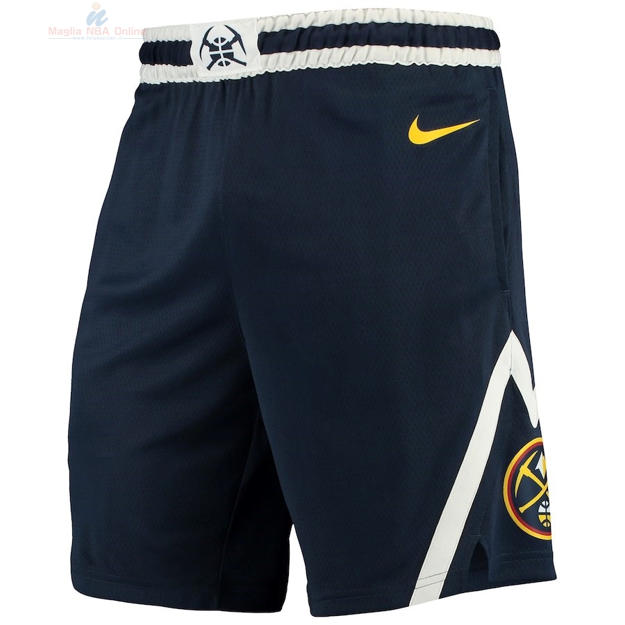 Acquista Pantaloni Basket Denver Nuggets Nike Marino Icon 2018