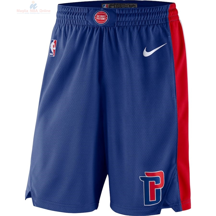 Acquista Pantaloni Basket Detroit Pistons Nike Blu 2018