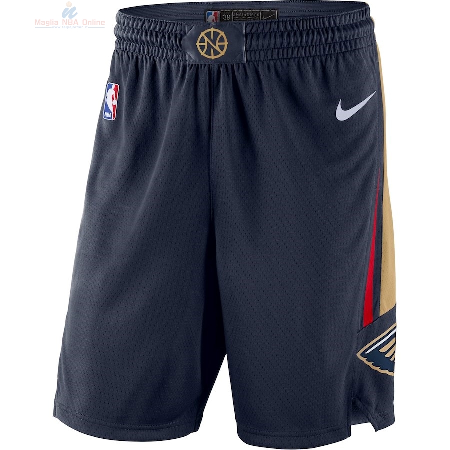 Acquista Pantaloni Basket New Orleans Pelicans Nike Marino Icon 2018