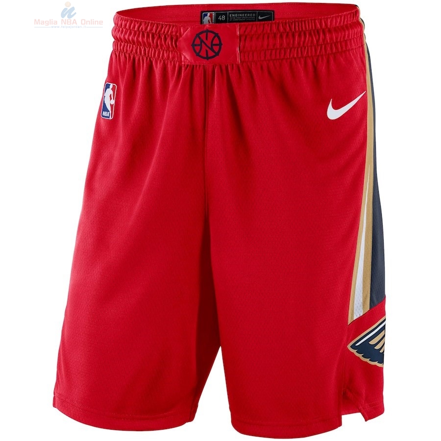 Acquista Pantaloni Basket New Orleans Pelicans Nike Rosso Statement 2018