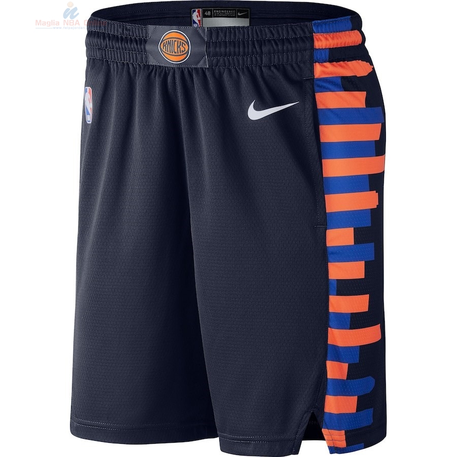 Acquista Pantaloni Basket New York Knicks Nike Marino Città 2018-19